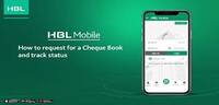 How to request for a Cheque Book and tract status with HBL Mobile