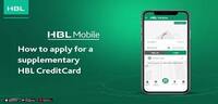 How to apply for a supplementary HBL CreditCard with HBL Mobile