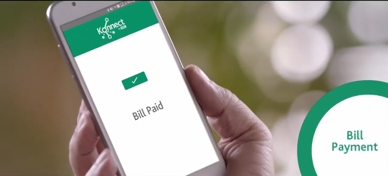 Bill payment via Konnect