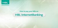 Pay Bills with HBL Internet Banking