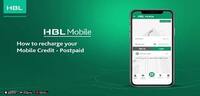 How to recharge your Mobile Credit - Postpaid with HBL Mobile