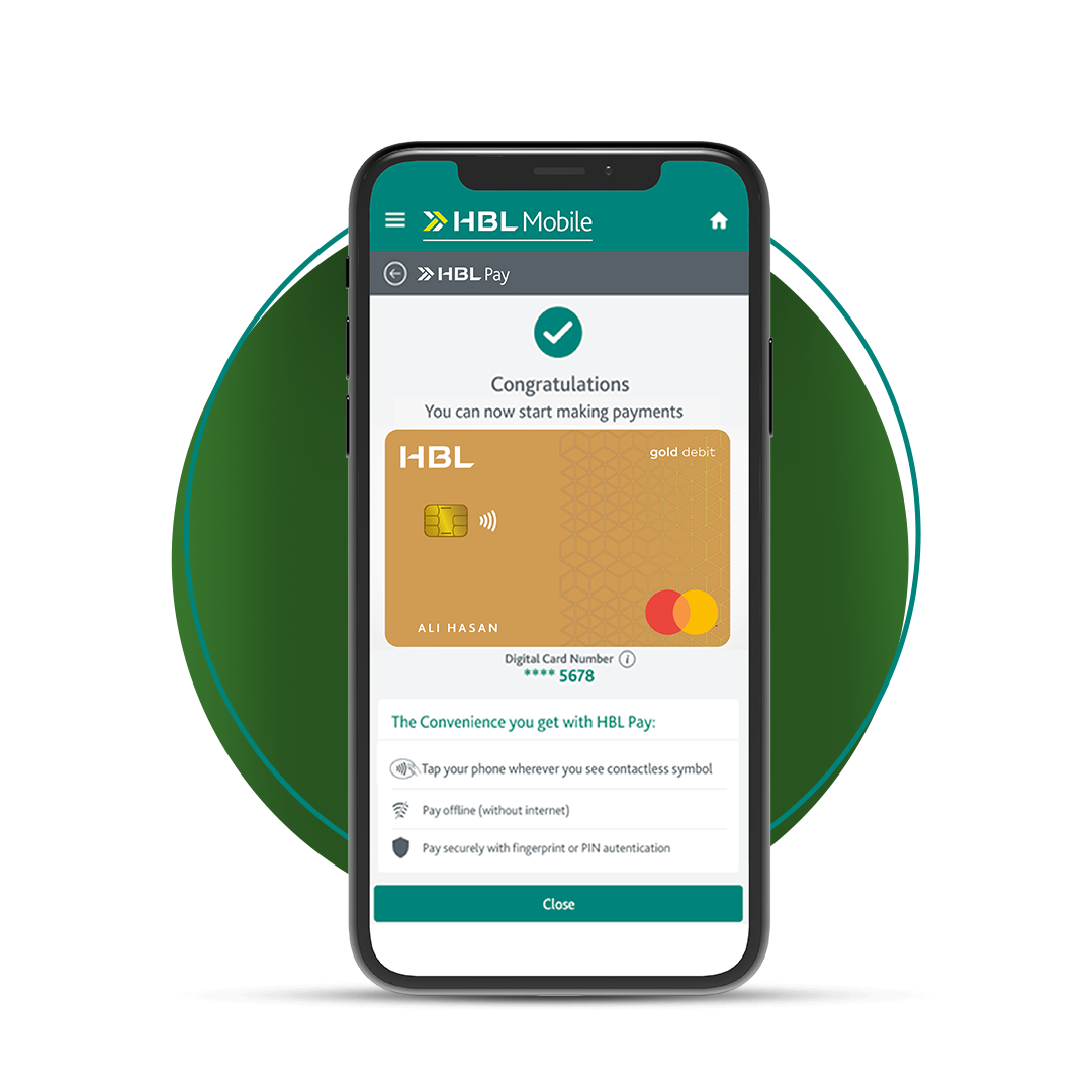 HBL YOUR PHONE IS NOW YOUR DEBIT CARD!​