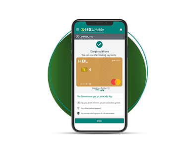 HBL YOUR PHONE IS NOW YOUR DEBIT CARD!​