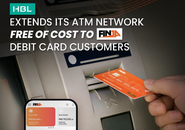 HBL extends its ATM network “Free of Cost” to Finja
