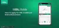 How to apply for HBL CreditCard limit enhancement with HBL Mobile