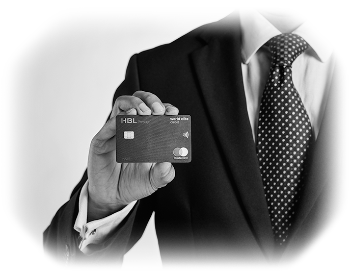 Prestige World Elite Debit Card HBL Pakistan